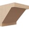 Ekena Millwork 8"W x 8"D x 8"H Wide Burlington Rough Cedar Woodgrain TimberThane Corbel, Primed Tan CORUR08X08X08BURRCPR - alternate 1